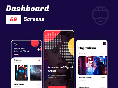 Dashboard -Mobile Screen app dashboard design graphic design illustration mobile app ui ux
