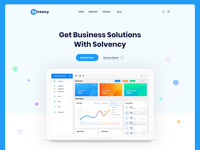 Solvency - Digital Agency Landing page