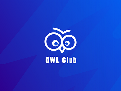 Owl Club - Logo bird logo branding club logo design eye logo logo owl club logo owl logo ui ux vector