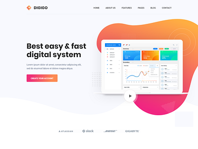 Digigo - Creative Digital Agency website agency website design digital agency graphic design landing page marketing agency ui ux