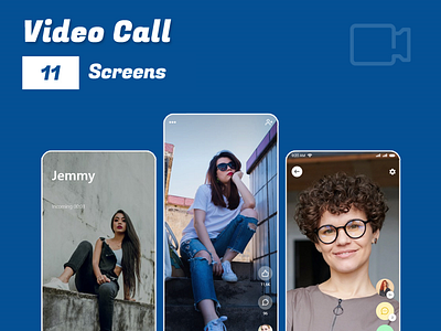 Video Calling App application calling app creative design graphic design ui ux video video calling app