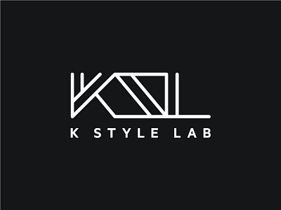 K Style Lab - Logo Design branding design fashion flat identity illustration korean logo design logotype minimalism type typography