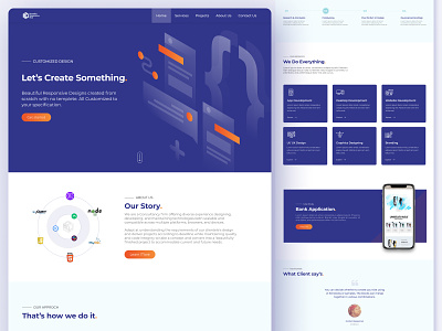 Software Development Company Landing Page Design by Smiling Pixels on ...