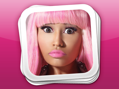 Nicki Minaj's Pink Friday Icon app gloss icon iphone nicki minaj pink