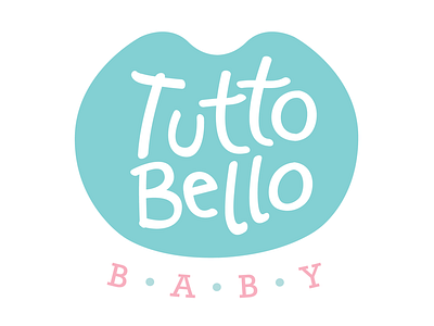 Tuttobello Baby corporate identity baby ecommerce identity kids logo soft