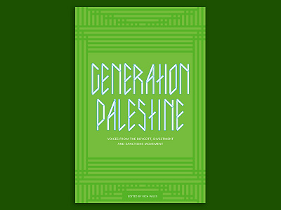 Generation Palestine book cover typography