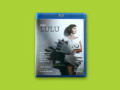 Lulu bluray dvd metropolitan opera package design packaging