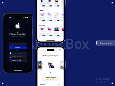 Apple Box app branding design graphic design illustration ui ux visual design web design