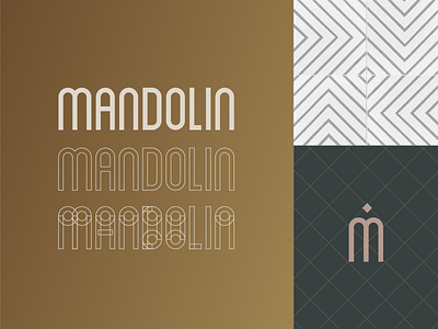 Mandolin Design Board apartments diamond gold grid m mandolin rounded tile