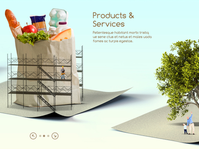Kapstone2 feature groceries miniature model paper paper bag scaffolding slideshow tout tree