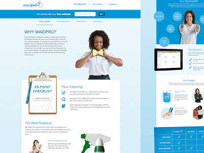 Maidpro site Redesign