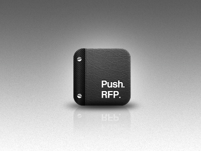 Push RFP App app bolts graphic icon portfolio push screws