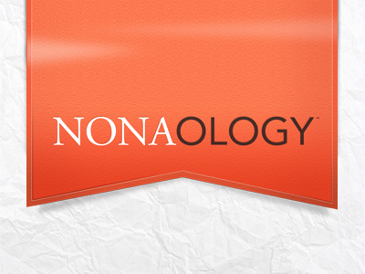 Nonaology Ribbon button cloth element graphic logo paper peach ribbon texture type