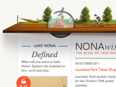 Nona Slider button diagram graphic shelf slider website wood