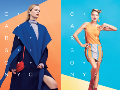 Carson Graphics concepts fashion graphic grid handbag logo nyc