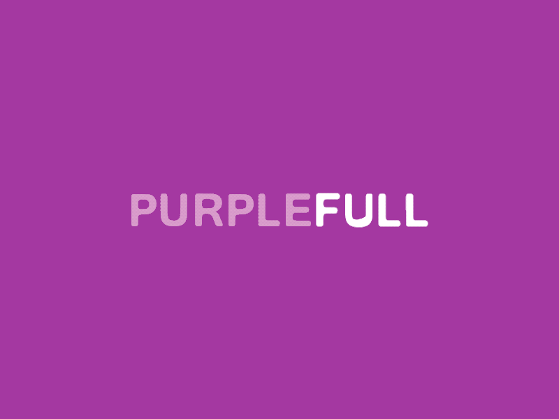 PurpleFull Identity branding drink fill grow health keto leaf logo organic purple stem