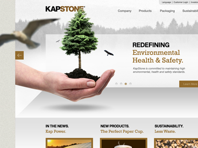 Kapstone birds brown feature hand navigation slideshow touts tree