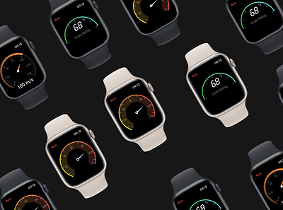 Speed Tracker AppleWatch apple watch branding dashboard design illustration logo mobile app speed tracker ui ux ui vector web design