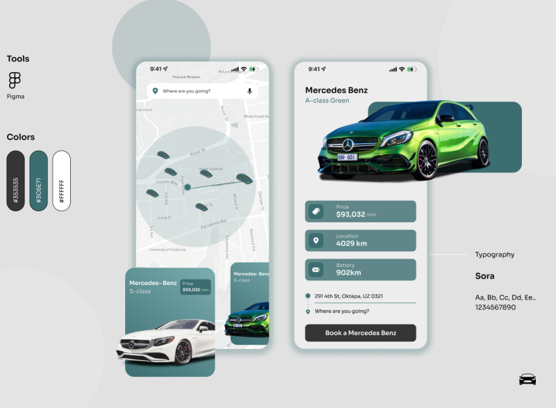 Car Renting app by Mahmudjon Orifjonov on Dribbble
