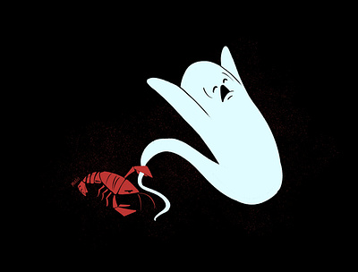 Wicked aughost aughostus gloom character character design design illustration lobster mid century retro vintage