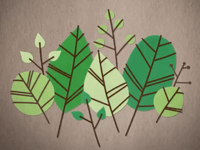 hello Autumn animation autumn fall gif illustration leaves paper stop motion