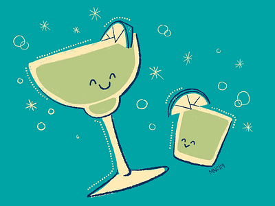 Tequila Tuesday character character design design drink illustration mid century retro tequila vintage