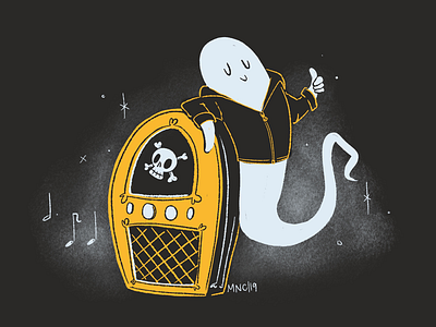 18 | Cool aughost character cool design fonzie ghost mid century retro vintage