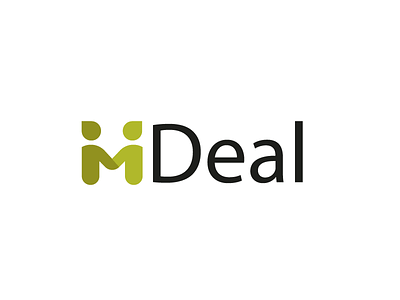 mDeal - logo business concept deal lead logo
