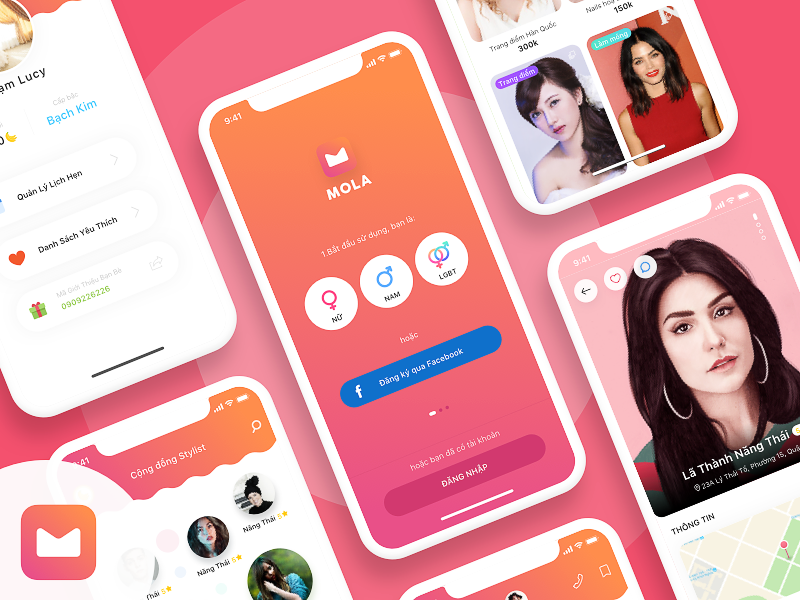 MOLA - Beauty App by Q D T on Dribbble