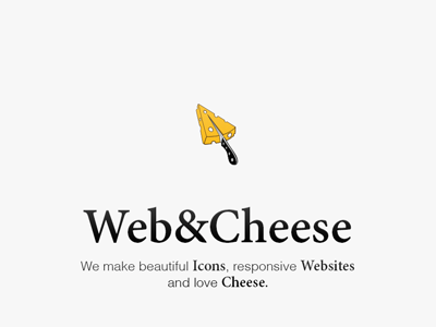 Web & Cheese cheese cheesy icon logo logo design web