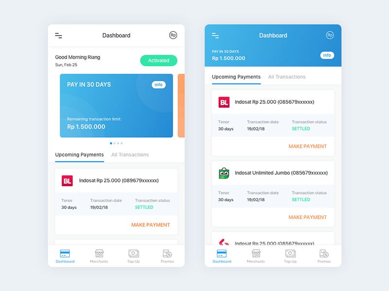 #Exploration | Finance App by Riang Girinda Faraditya on Dribbble