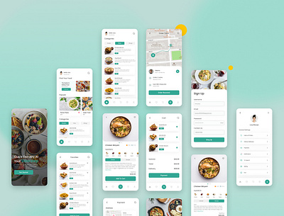 Food Delivery App Design food app online delivery protfolio ui ui ux