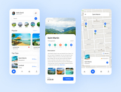 Travel Mobile App Design mobile app design travel app design ui ui design ui ux design