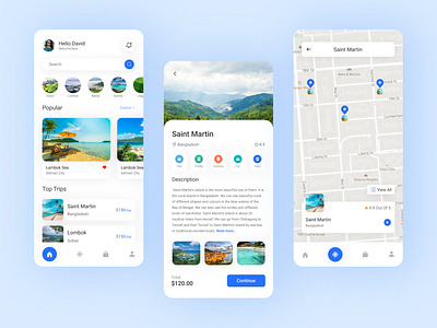 Travel Mobile App Design