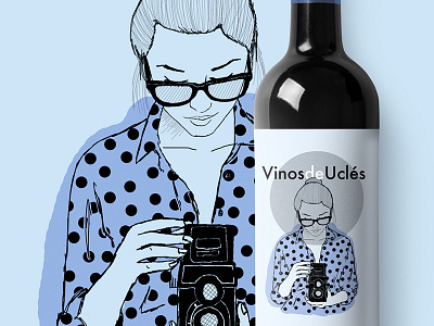 wine label design design illustration uclés wine wine label