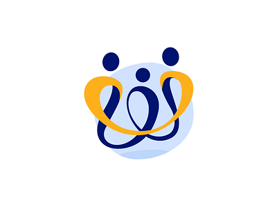 Family Logo care child childcare community family foster home logo non profit nutrition privileged school