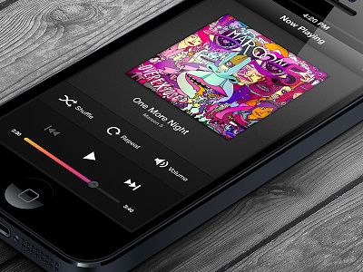 Spotify - Now playing app application brand design ios iphone music player service spotify ui