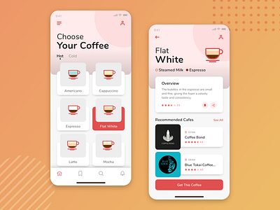 Coffee App Design