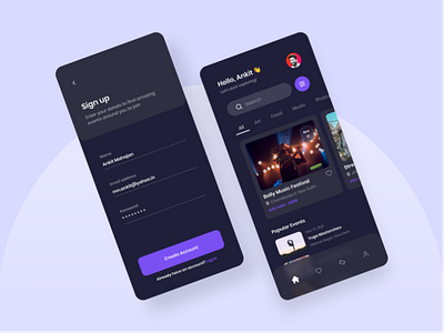 Event App Concept Design