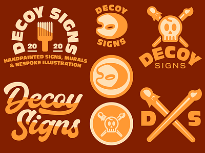 Decoy Signs branding branding design design graphic graphic design icons illustration illustrator logo logodesign