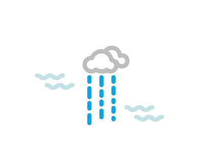 Sydney clean cloud design graphic design illustration illustrator lines rain simple sydney thick lines weather