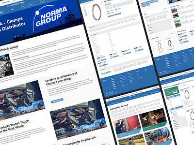 NORMA America's - Subpage Layouts design graphic design interactive design redesign responsive ui ux web design