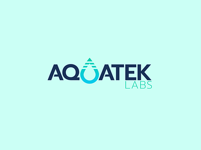 Aquatek Labs - Logo Concept branding design graphic design illustration logo