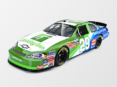 NASCAR Paint Scheme car wrap environmental graphic design