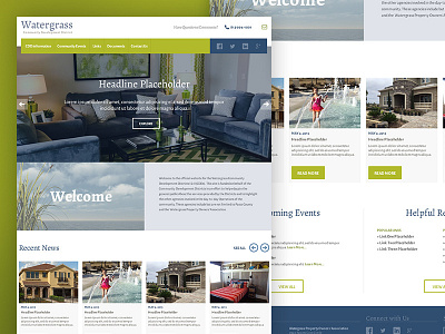 Community Development redesign responsive ui ux web design