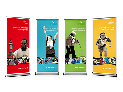 Special Olympics CT banner environmental event print tradeshow