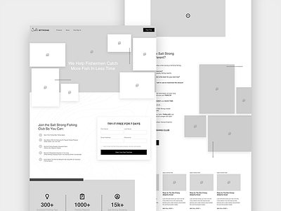 Catch & Release Wireframe by Christopher B. on Dribbble