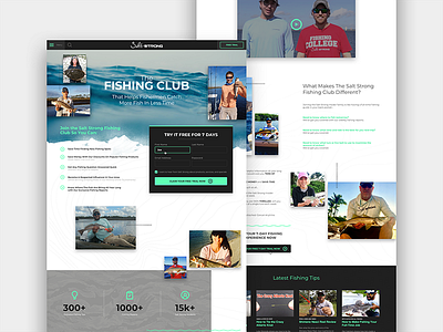 Catch & Release photoshop redesign responsive sketch ui ux web design