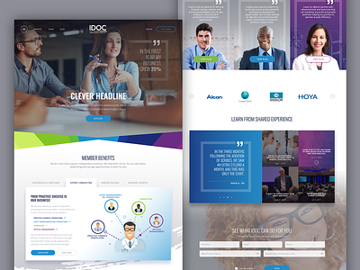 Optometric Alliance Redesign design responsive ui ux web web design