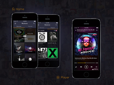 Music App | MusiTunes design interface music music app player ui